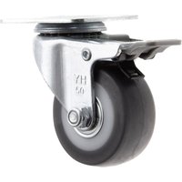 Toolcraft - TO-5137869 Lenkrolle mit Feststellbremse und Anschraubplatte 50 mm Tragfähigkeit (max.): von TOOLCRAFT