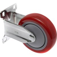 Toolcraft - TO-5137959 Bockrolle mit Anschraubplatte 100 mm polyurethan Tragfähigkeit (max.): 125 kg von TOOLCRAFT