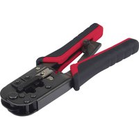 Toolcraft - TO-6850977 Crimp- und Abisolierzange Modularstecker (Westernstecker) Inkl. Abisolierwer von TOOLCRAFT
