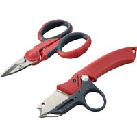 Toolcraft - TO-9626415 Kabelmesser-Scheren-Set 139 mm, 170 mm von TOOLCRAFT