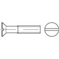 TOOLCRAFT 1065521 Senkschrauben M6 80mm Schlitz DIN 963 Edelstahl A2 50St. von TOOLCRAFT