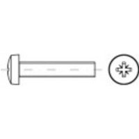 TOOLCRAFT 1068660 Linsenschrauben M6 16mm Kreuzschlitz Pozidriv DIN 7985 Edelstahl A2 1000St. von TOOLCRAFT