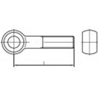 TOOLCRAFT 107318 Augenschrauben M12 110mm DIN 444 Stahl galvanisch verzinkt 10St. von TOOLCRAFT