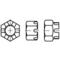 TOOLCRAFT 132156 Kronenmuttern M33 DIN 935 Stahl 1St. von TOOLCRAFT