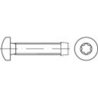 TOOLCRAFT 141277 Gewindefurchende Schrauben M6 50mm T-Profil DIN 7500 Stahl galvanisch verzinkt 500S von TOOLCRAFT