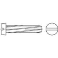 TOOLCRAFT 141729 Schneidschrauben M6 16mm Schlitz DIN 7513 Stahl galvanisch verzinkt 500St. von TOOLCRAFT