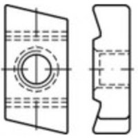 TOOLCRAFT 161570 Gewindeplatten für Hammerkopfschrauben M12 Stahl galvanisch verzinkt 100St. TOOLCRAFT 161570 Gewindeplatten für Hammerkopfschrauben M12 Stahl galvanisch verzinkt 100St. von TOOLCRAFT