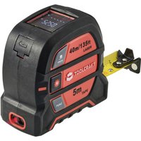 TOOLCRAFT 2 in 1 Laser-Entfernungsmesser Max. 40 m mit Maßband von TOOLCRAFT