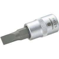 TOOLCRAFT 816062 Schlitz Steckschlüssel-Bit-Einsatz 5.5mm 1/4  (6.3 mm) von TOOLCRAFT