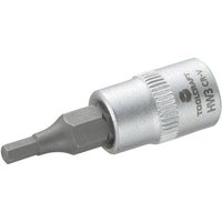 TOOLCRAFT 816068 Innen-Sechskant Steckschlüssel-Bit-Einsatz 3mm 1/4  (6.3 mm) von TOOLCRAFT