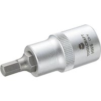 TOOLCRAFT 816156 Innen-Sechskant Steckschlüssel-Bit-Einsatz 6mm 1/2  (12.5 mm) von TOOLCRAFT