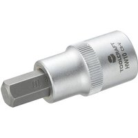 TOOLCRAFT 816159 Innen-Sechskant Steckschlüssel-Bit-Einsatz 10mm 1/2  (12.5 mm) von TOOLCRAFT