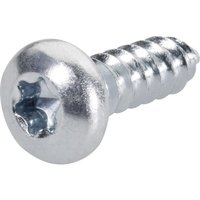 TOOLCRAFT 892606 Linsenblechschrauben 2.9 mm 6.5 mm T-Profil DIN 7981-C Stahl verzinkt 100 St. von TOOLCRAFT