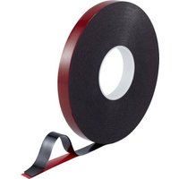TOOLCRAFT 93038c185 93038c185 Doppelseitiges Klebeband Rot/Schwarz (L x B) 30m x 20mm 1St. von TOOLCRAFT
