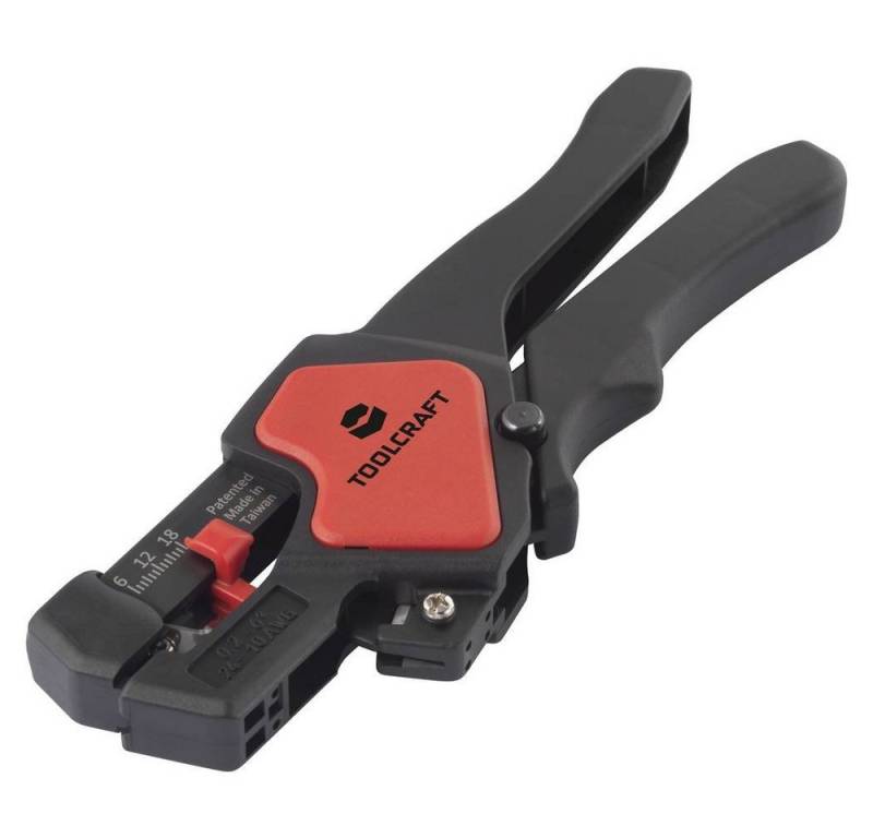 TOOLCRAFT Abisolierzange Abisolierer, 0.2 bis 6 mm², mit Seitenschneider von TOOLCRAFT