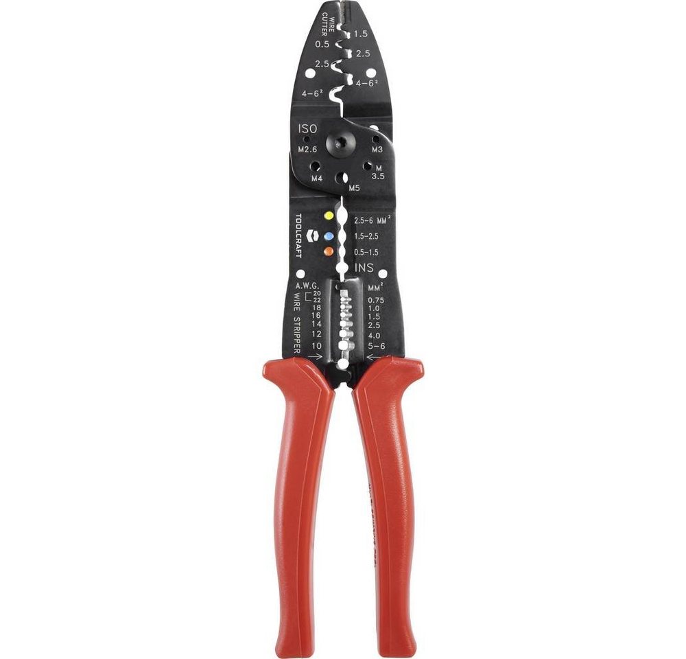 TOOLCRAFT Abisolierzange Multifunktionale Abisolierzange 8-in-1 mit von TOOLCRAFT