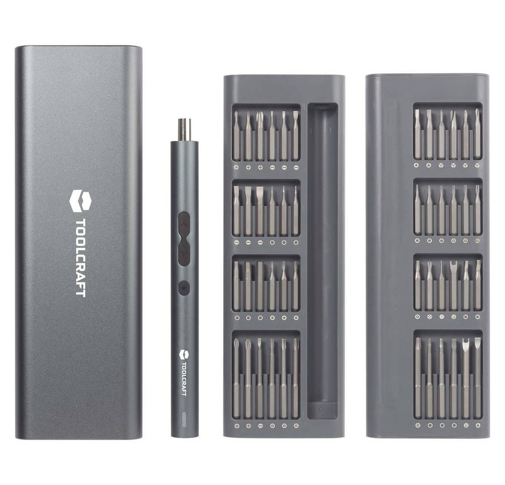TOOLCRAFT Akku-Schrauber E-Schraubendreher Set 62 Tlg TO-9610278, inkl. Ladekabel, inkl. Aufbewahrungsbox TOOLCRAFT Akku-Schrauber E-Schraubendreher Set 62 Tlg TO-9610278, inkl. Ladekabel, inkl. Aufbewahrungsbox von TOOLCRAFT
