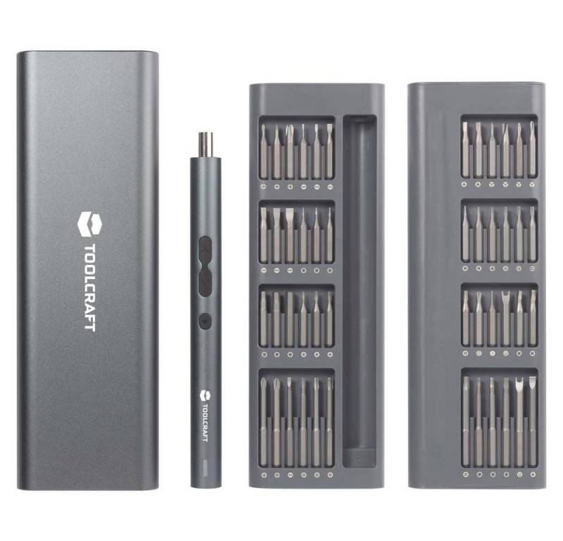 TOOLCRAFT Akku-Schrauber E-Schraubendreher Set 62 Tlg TO-9610278, inkl. Ladekabel, inkl. Aufbewahrungsbox TOOLCRAFT Akku-Schrauber E-Schraubendreher Set 62 Tlg TO-9610278, inkl. Ladekabel, inkl. Aufbewahrungsbox von TOOLCRAFT