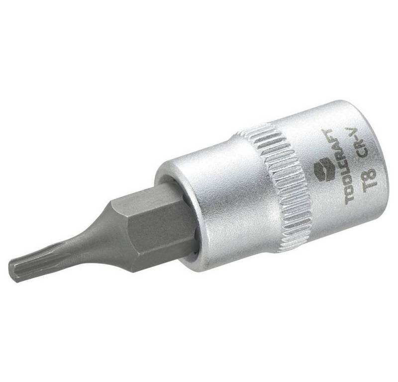 TOOLCRAFT Bit- und Steckschlüsselset Steckschlüssel-Einsatz 6.3 mm (1/4) mit T-Profil 816078 von TOOLCRAFT