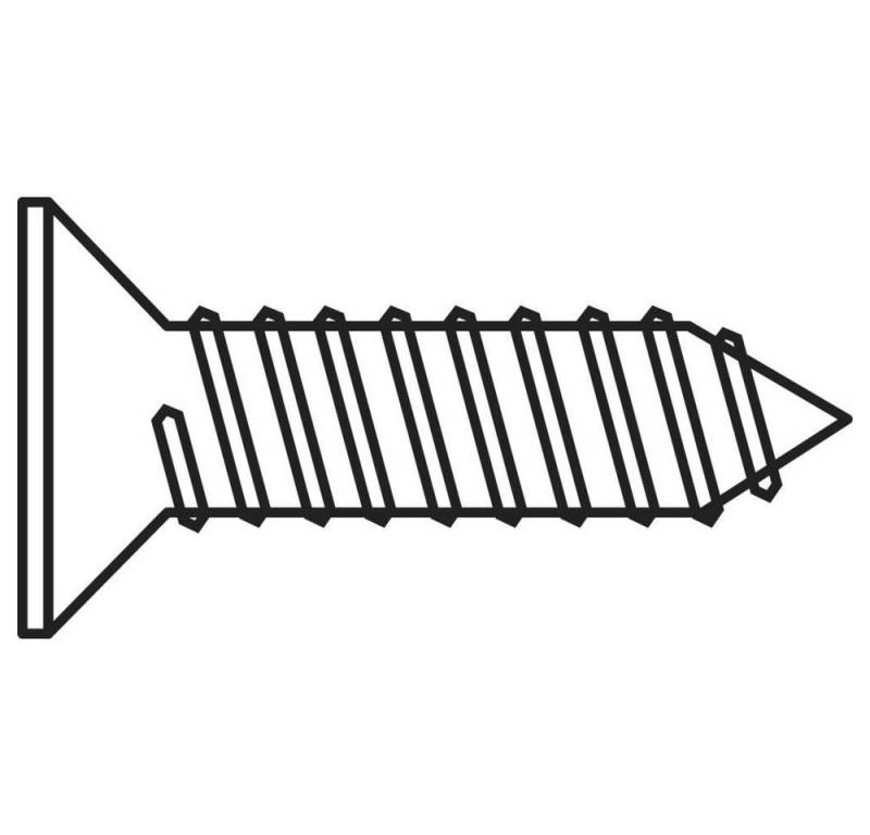 TOOLCRAFT Blechschraube Senkblechschrauben von TOOLCRAFT