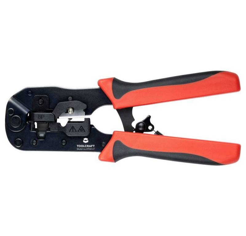 TOOLCRAFT Crimpzange Crimpzange für RJ45 Cat 6 Pass-Through von TOOLCRAFT
