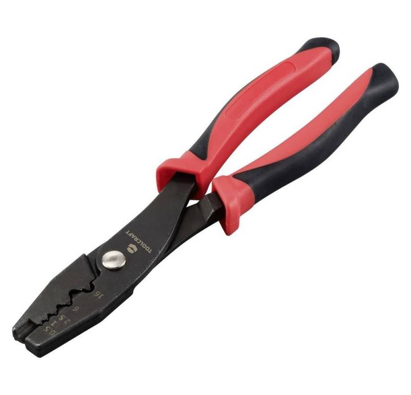 TOOLCRAFT Crimpzange Presszange Aderendhülsen 0.5 bis 16 mm² von TOOLCRAFT