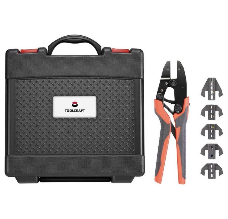 TOOLCRAFT Crimpzange System-Crimpzange, Inkl. Crimpsortiment mit Koffer von TOOLCRAFT