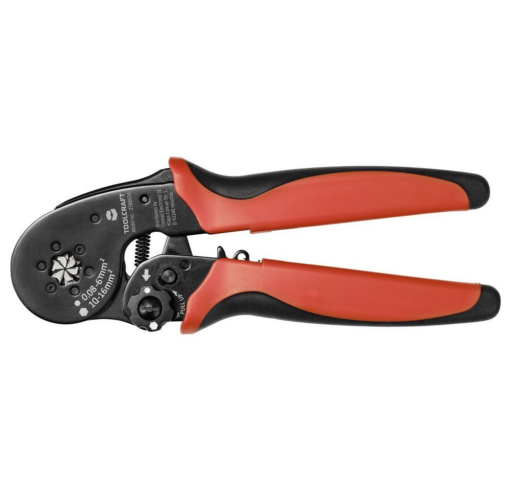 TOOLCRAFT Crimpzange TOOLCRAFT TO-7165962 Crimpzange Aderendhülsen 0.08 bis 16.0 mm² mit TOOLCRAFT Crimpzange TOOLCRAFT TO-7165962 Crimpzange Aderendhülsen 0.08 bis 16.0 mm² mit von TOOLCRAFT