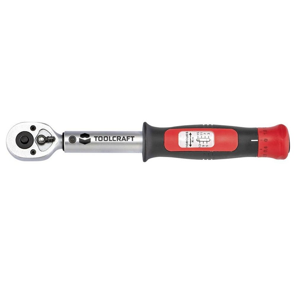 TOOLCRAFT Drehmomentschlüssel 6.3 MM 1/4″ Drehmomentschlüssel 3 - 15 NM von TOOLCRAFT