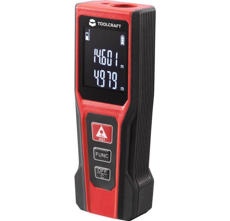 TOOLCRAFT Entfernungsmesser Laser-Distanzmesser 20 Meter von TOOLCRAFT