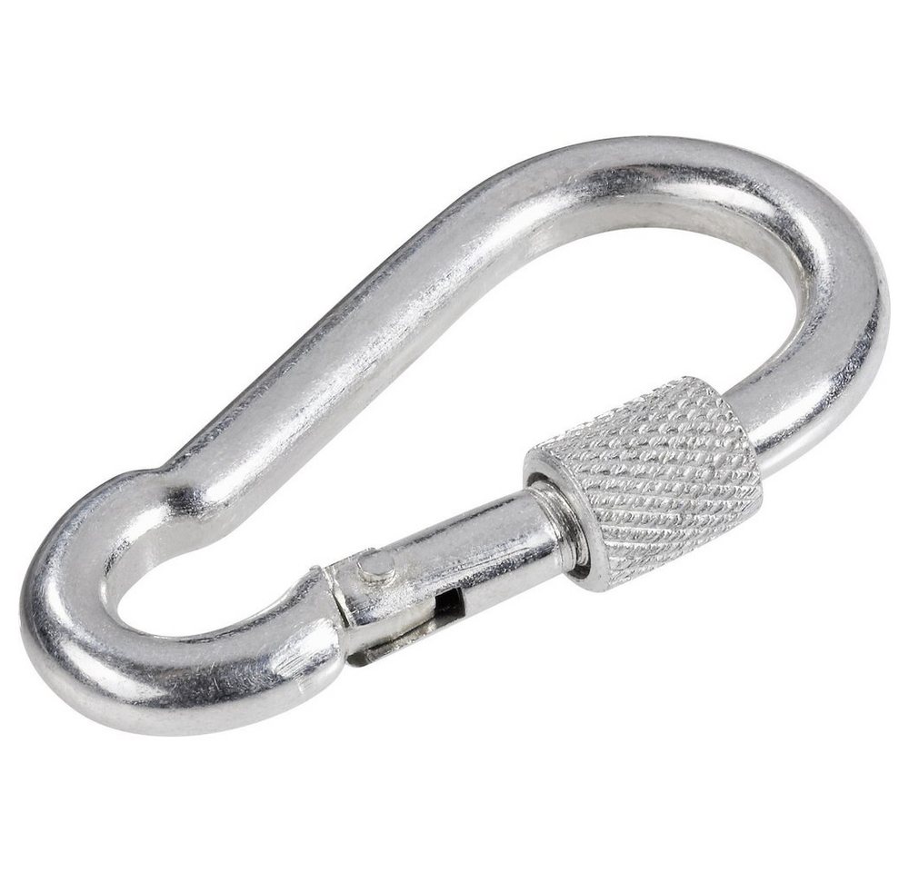 TOOLCRAFT Karabiner TOOLCRAFT 486760 Karabinerhaken mit Schraubverschluss (L x B) 90 mm x von TOOLCRAFT