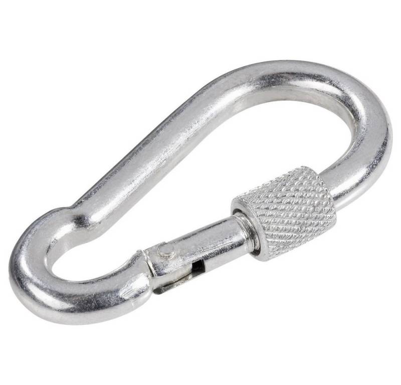 TOOLCRAFT Karabiner TOOLCRAFT 486760 Karabinerhaken mit Schraubverschluss (L x B) 90 mm x von TOOLCRAFT