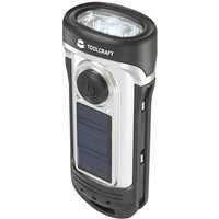 TOOLCRAFT SOLAR & DYNAMO LIGHT LED Taschenlampe IPX8 (wasserdicht), mit Notlicht-Funktion solarbetri von TOOLCRAFT