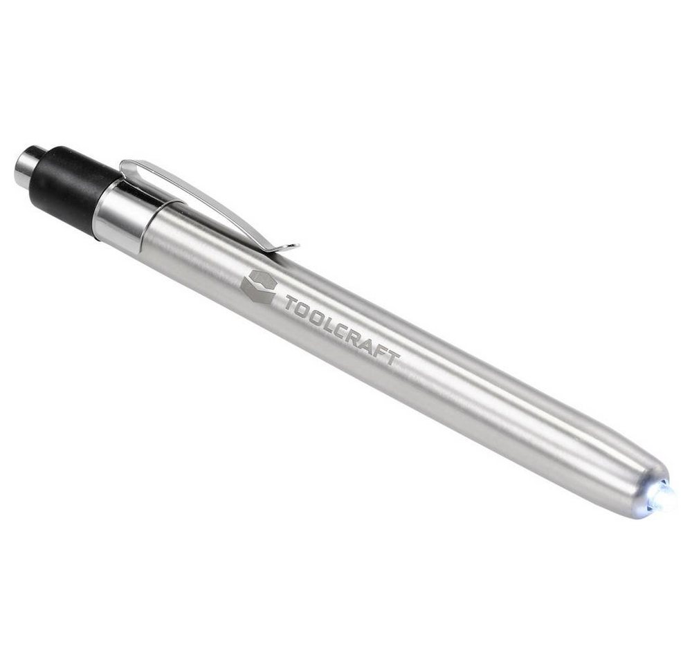 TOOLCRAFT LED Taschenlampe Penlight batteriebetrieben LED 140 mm, mit Gürtelclip TOOLCRAFT LED Taschenlampe Penlight batteriebetrieben LED 140 mm, mit Gürtelclip von TOOLCRAFT