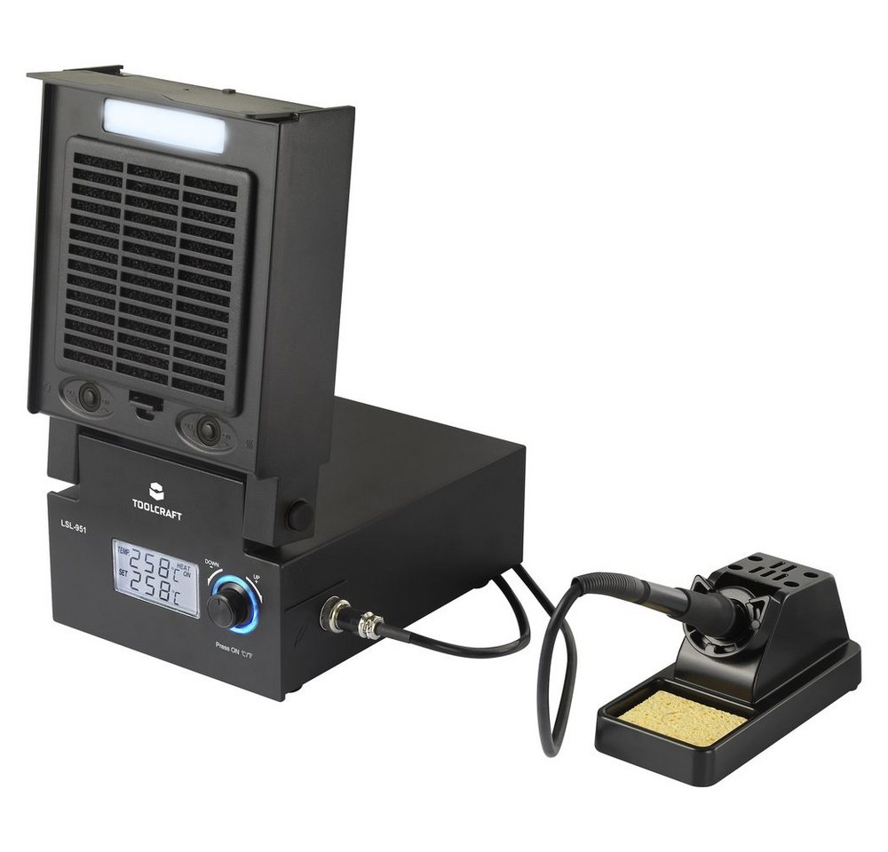 TOOLCRAFT Lötkolben TOOLCRAFT LSL-951 Lötstation mit LED-Beleuchtung und Lötrauchabsaugung TOOLCRAFT Lötkolben TOOLCRAFT LSL-951 Lötstation mit LED-Beleuchtung und Lötrauchabsaugung von TOOLCRAFT