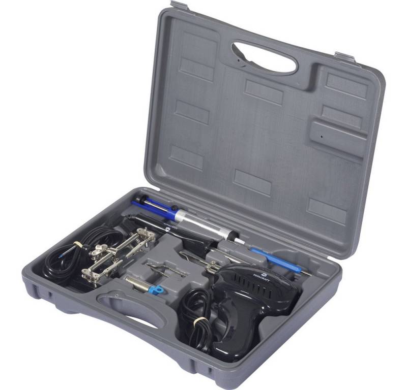 TOOLCRAFT Lötkolben TOOLCRAFT SK 3000 Lötkolben-Set 230 V 100 W Vernickelte Lötspitze 460 von TOOLCRAFT