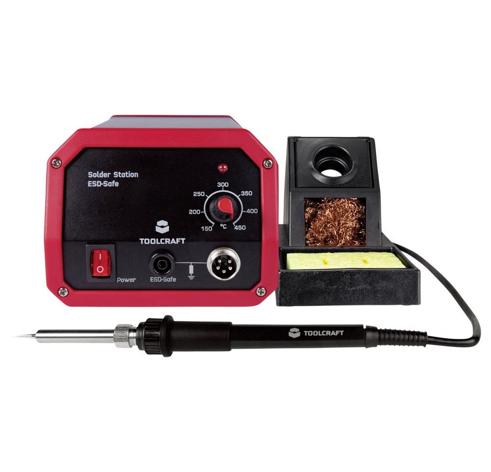 TOOLCRAFT Lötkolben TOOLCRAFT ST-50A Lötstation analog 50 W 150 - 450 °C inkl. Lötspitze von TOOLCRAFT