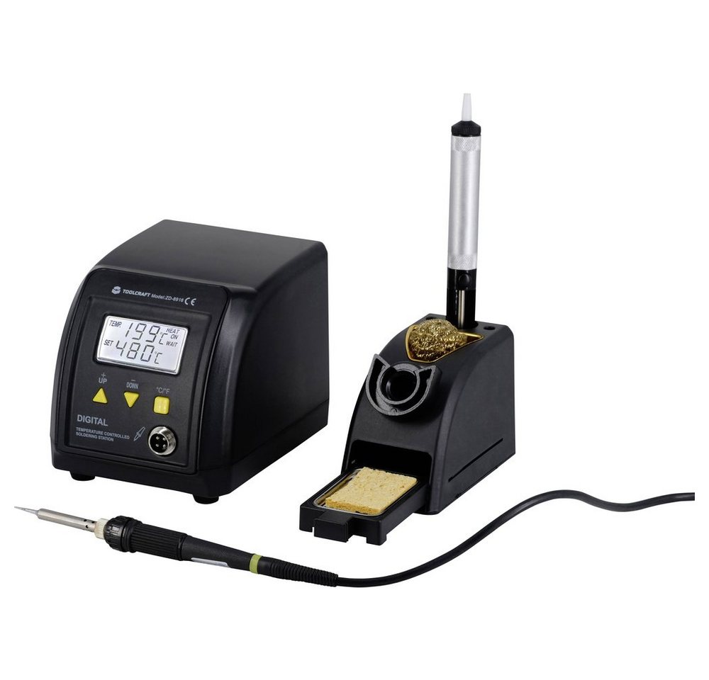 TOOLCRAFT Lötkolben TOOLCRAFT ZD-8916 Lötstation digital 60 W 160 - 480 °C inkl. Ablage, i TOOLCRAFT Lötkolben TOOLCRAFT ZD-8916 Lötstation digital 60 W 160 - 480 °C inkl. Ablage, i von TOOLCRAFT