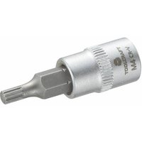 TOOLCRAFT M4 816073 Innen-Vielzahn (XZN) Steckschlüssel-Bit-Einsatz 4mm 1/4  (6.3 mm) von TOOLCRAFT