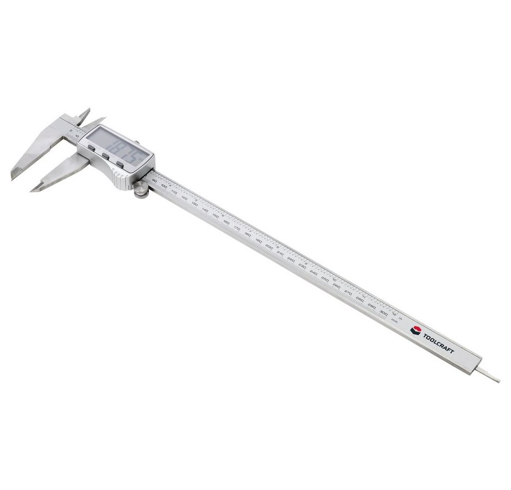TOOLCRAFT Messschieber TOOLCRAFT DIN EN 862 TO-7167606 Digitaler Messschieber 300 mm, DIN EN 862 von TOOLCRAFT