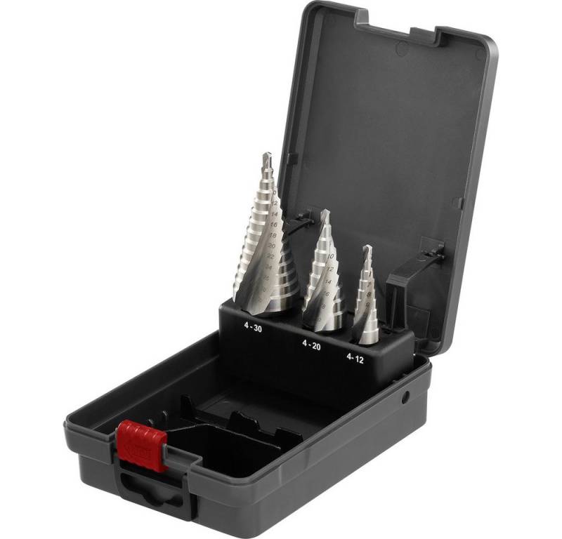 TOOLCRAFT Metallbohrer TOOLCRAFT TO-9913149 HSS HSS-Stufenbohrer 4.0 - 12.0 mm, 4.0 - 20.0 m, Spiralnute von TOOLCRAFT