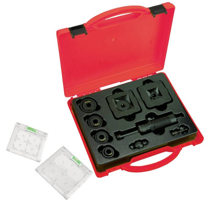 TOOLCRAFT Montagewerkzeug TOOLCRAFT TO-9610284 Stanzeinsätze Stanzformen: Ø22-34,3mm (Rundes Lo, B: 26.70 cm, L: 28.80 cm von TOOLCRAFT