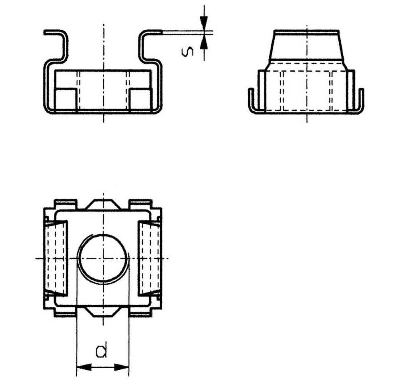 TOOLCRAFT Muttern Käfigmuttern von TOOLCRAFT