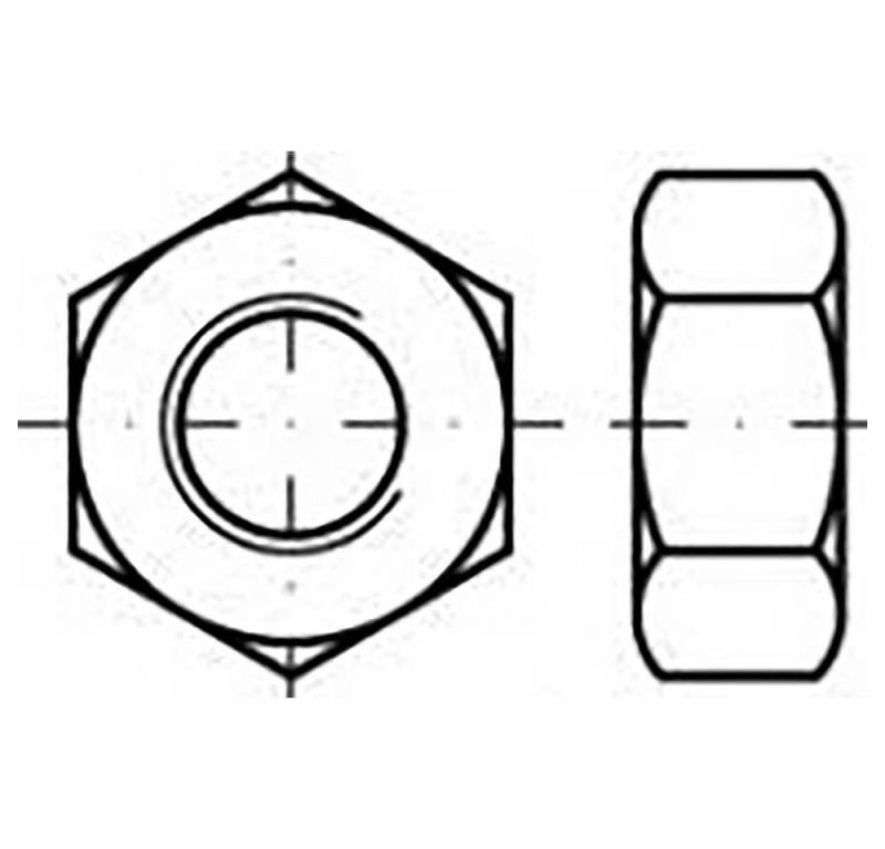 TOOLCRAFT Muttern Sechskantmuttern TO-6855531 von TOOLCRAFT