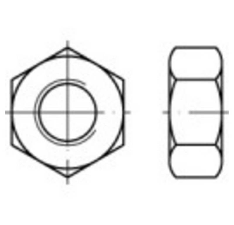 TOOLCRAFT Muttern Sechskantmuttern von TOOLCRAFT