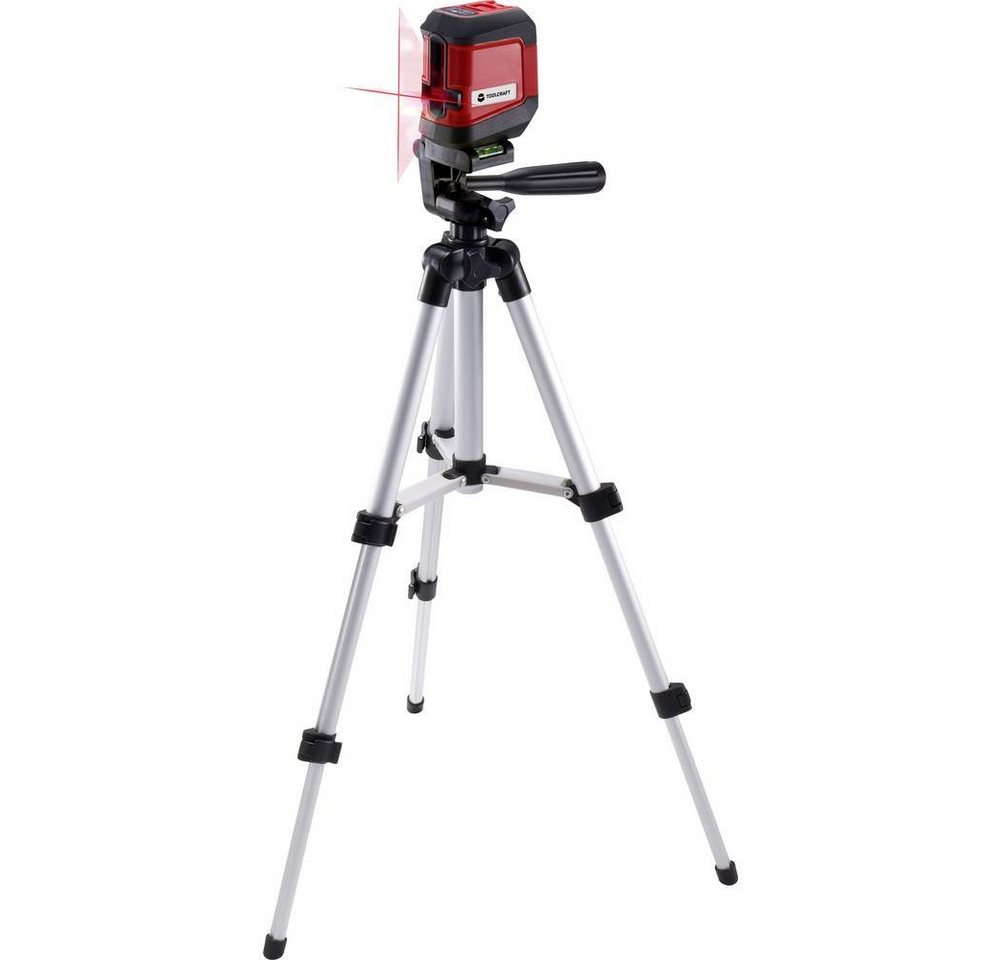 TOOLCRAFT Nivellierkeil Kreuzlinienlaser mit Stativ TO-6425604, inkl. Stativ, selbstnivellierend TOOLCRAFT Nivellierkeil Kreuzlinienlaser mit Stativ TO-6425604, inkl. Stativ, selbstnivellierend von TOOLCRAFT