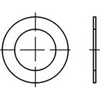 TOOLCRAFT Paßscheiben 110mm 140mm Federstahl 50 St. TO-6864870 von TOOLCRAFT