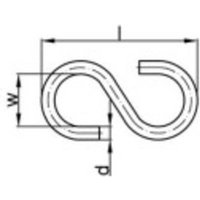 TOOLCRAFT 159549 S-Haken 60mm Stahl galvanisch verzinkt 100St. TOOLCRAFT 159549 S-Haken 60mm Stahl galvanisch verzinkt 100St. von TOOLCRAFT