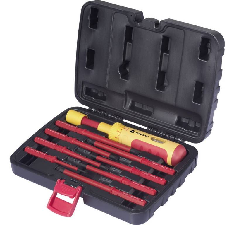 TOOLCRAFT Schraubendreher TOOLCRAFT 1~6 Nm VDE, Elektriker Umsteck-Schraubendreher-Set 9teilig TOOLCRAFT Schraubendreher TOOLCRAFT 1~6 Nm VDE, Elektriker Umsteck-Schraubendreher-Set 9teilig von TOOLCRAFT