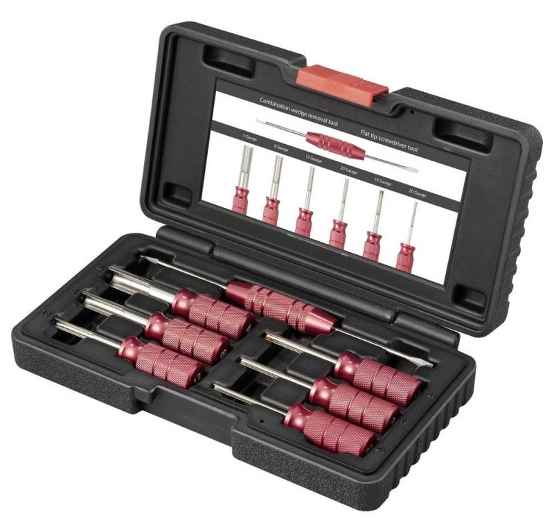 TOOLCRAFT Schraubendreher TOOLCRAFT TO-9659463 Entriegelungs Werkzeug-Set Deutsch-Terminal 4 von TOOLCRAFT